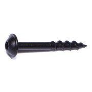Saberdrive Wood Screw, #7, 1-1/4 in, Black Phosphate Steel Round Head Torx Drive, 183 PK 50321